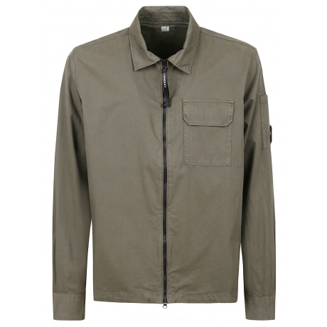 Cpcompany gabardina cotone 1 tasca chiusura zip