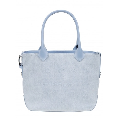 Hogan Borsa Shopping donna Hogan Script Media Azzurro