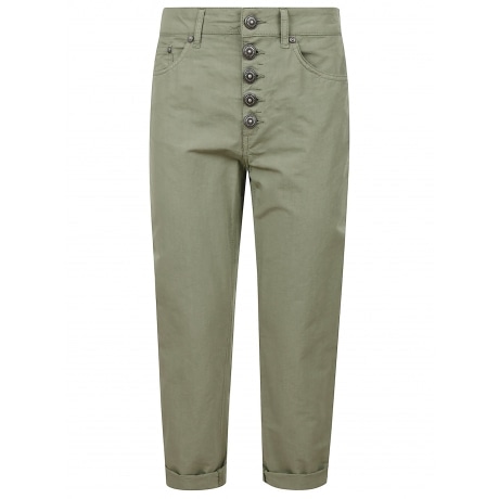 Dondup Pantaloni donna koons verde