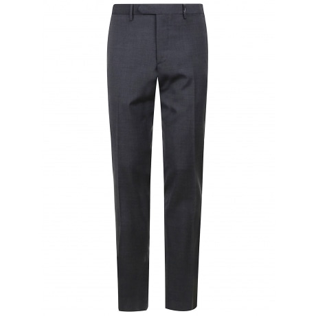 Santaniello Pantalone uomo grigio in tela di lana