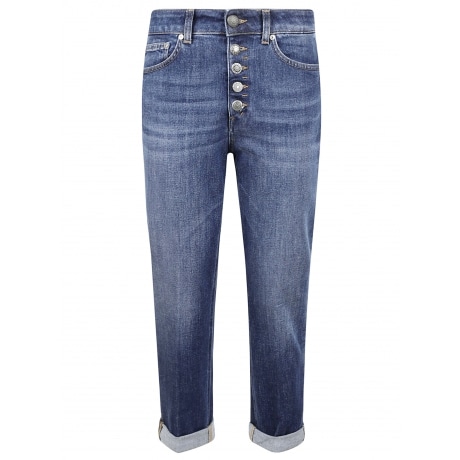 Dondup jeans donna koons in denim blu