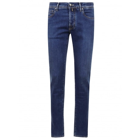 Jacob Cohen Jeans cinque tasche uomo blu in denim