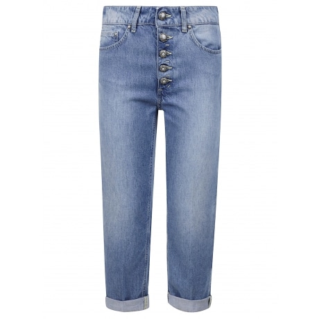 Dondup jeans donna koons in denim chiaro