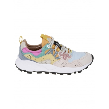 Flower Mountain Scarpe donna in suede e nylon con lacci