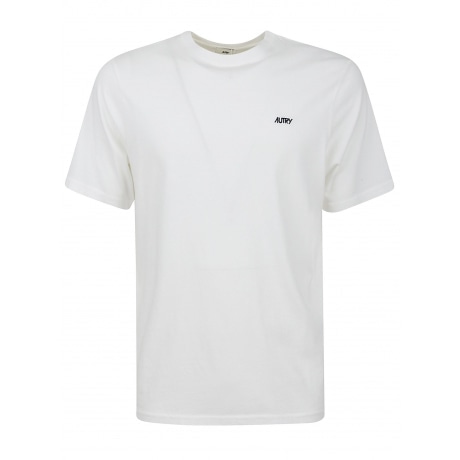 Autry T-shirt girocollo bianco uomo in cotone