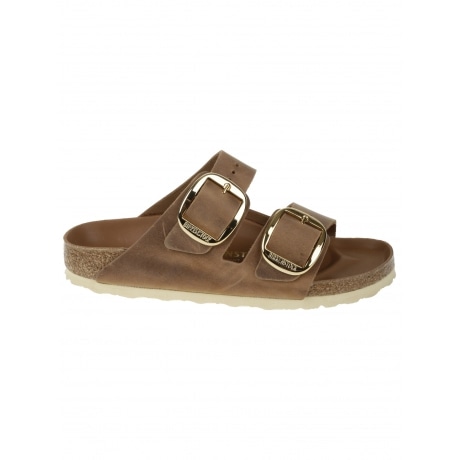 Birkenstock Sandali arizona donna doppia fascia fibbia grande in pelle oleata