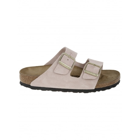 Birkenstock Sandali arizona rosa chiaro donna doppia fascia di suede