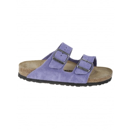 Birkenstock Sandali arizona lilla donna doppia fascia in suede