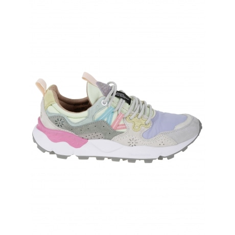 Flower Mountain Scarpe donna in suede e nylon con lacci