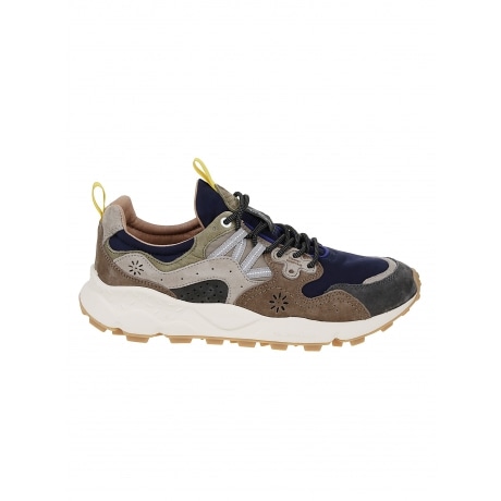 Flower Mountain Scarpe uomo in suede e nylon con lacci