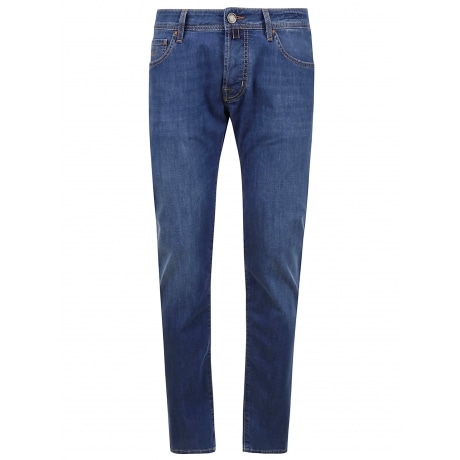 Jacob Cohen Jeans cinque tasche uomo blu in denim
