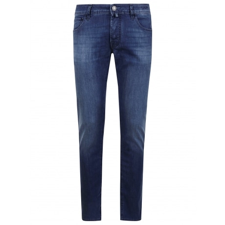 Jacob Cohen Jeans cinque tasche uomo blu in denim