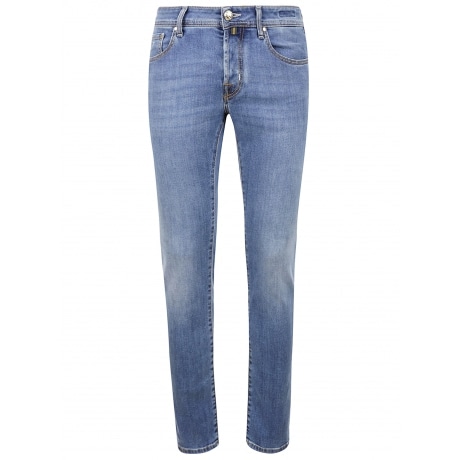 Jacob Cohen Jeans cinque tasche uomo blu in denim