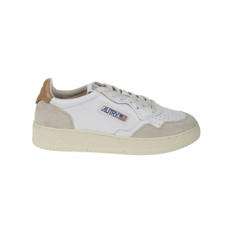 Autry Scarpe cuoio donna in pelle e suede con lacci