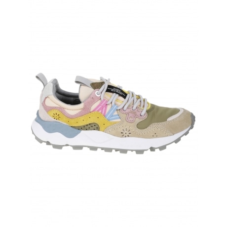 Flower Mountain scarpe donna in suede e nylon con lacci