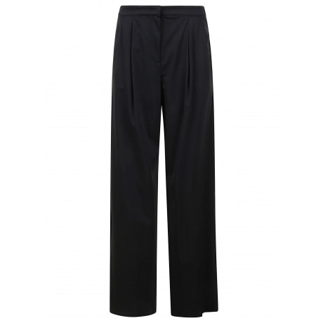 Max Mara Pantalone donna in tessuto tecnico nero