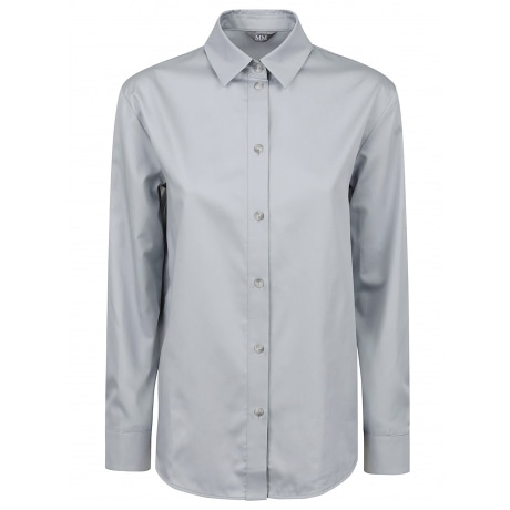 Max Mara Camicia donna in puro cotone azzurro