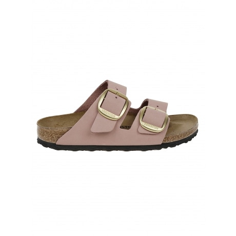 Birkenstock Sandali arizona rosa donna doppia fascia fibbia grande nabuk