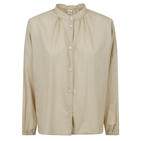 Aspesi camicia coreana donna beige in lino