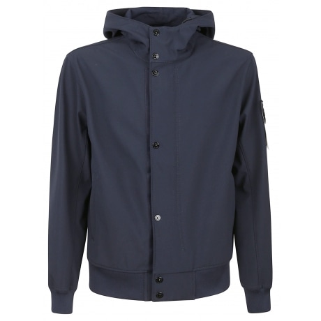 Stone Island Giubbotto uomo blu in soft shell