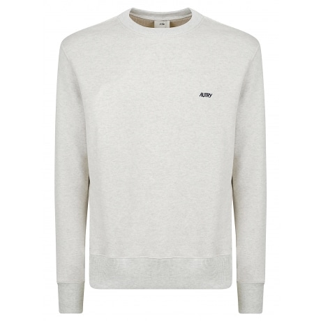 Stone Island Felpa avorio girocollo con grafica