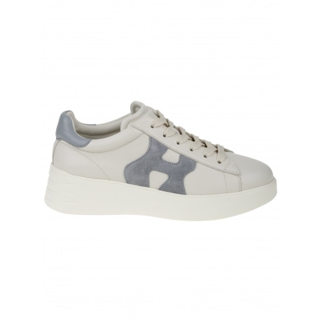 Hogan Scarpe Rebel donna in nappa con H scamosciata