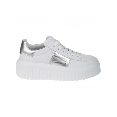 Hogan Scarpe H-Stripes donna in pelle liscia
