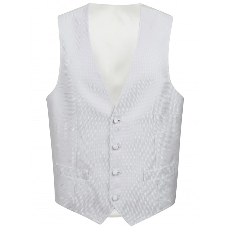 Corneliani gilet uomo avorio in seta