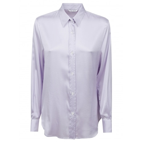 Caliban Camicia donna in seta lilla