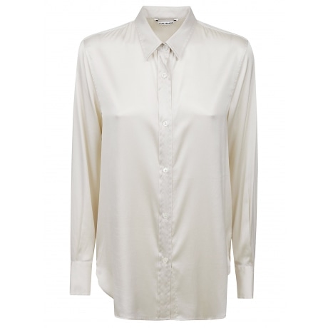 Caliban Camicia donna in seta crema