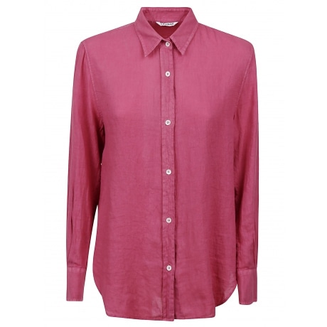 Caliban Camicia donna in lino rosa
