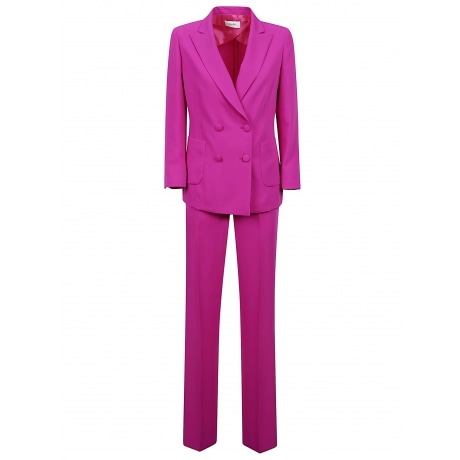Saulina Tailleur doppiopetto donna fuxia