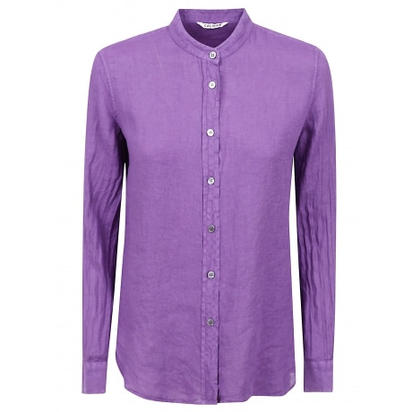 Caliban Camicia donna in lino lilla