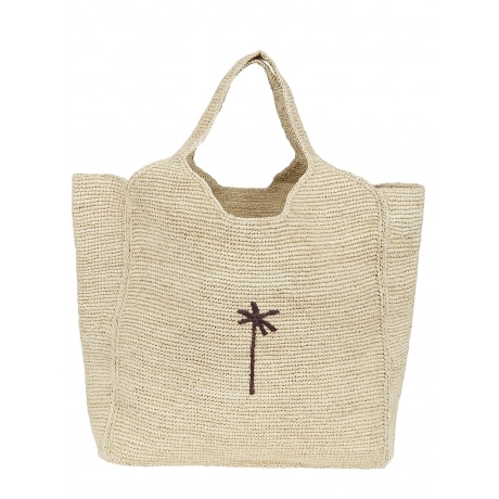 Manebi' Maxi tote donna in rafia naturale