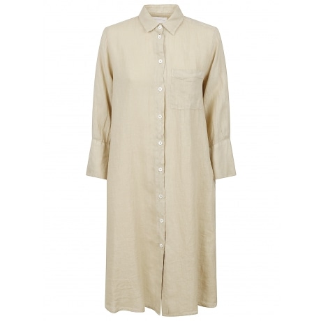 Robert Friedman Abito chemisier donna in lino beige