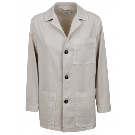 Circolo 1901 Camicia over in lino-cotone beige