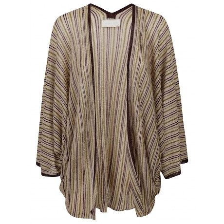Momoni Maglia donna in lurex multicolor rosa