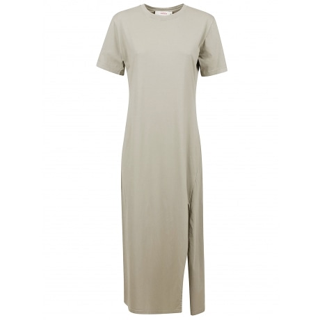 Jucca abito donna maniche corte in jersey beige