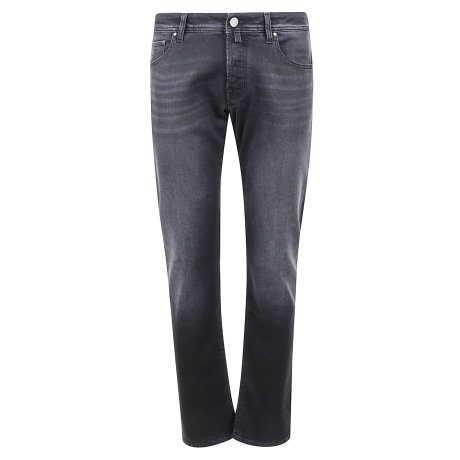 Jacob Cohen jeans uomo nick slim in denim di cotone nero