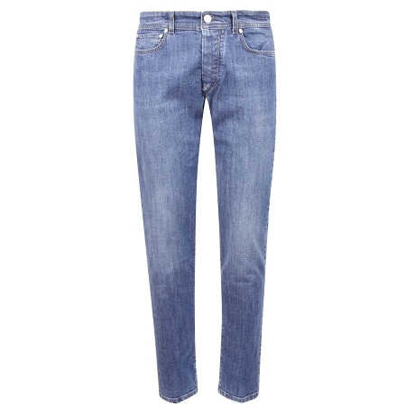 Barba jeans uomo in denim chiaro