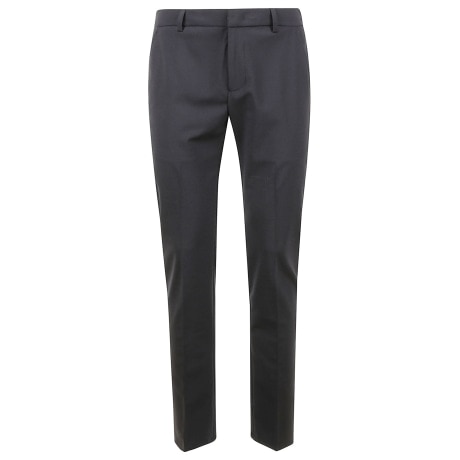 Dondup pantaloni uomo in lana nero