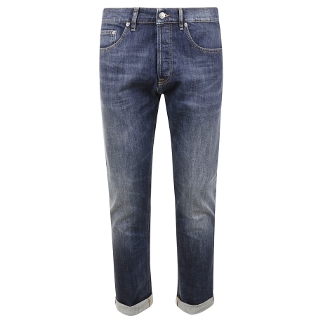 Dondup jeans uomo in denim scuro