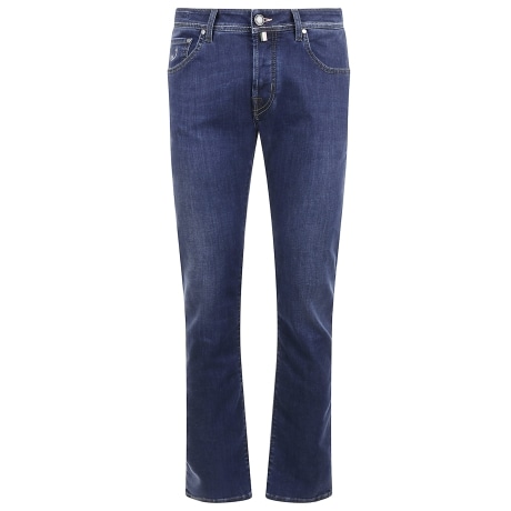 Jacob Cohen jeans uomo nick slim in denim di cotone blu scuro