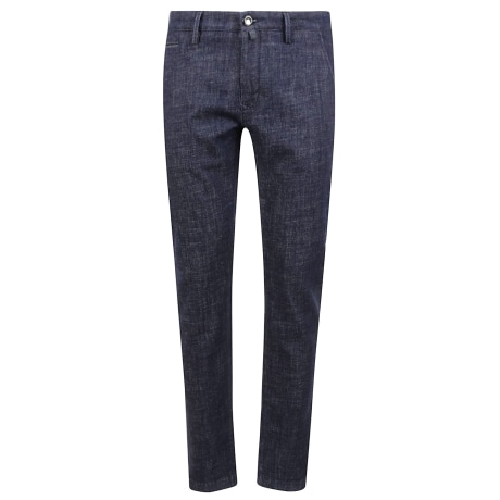 Jacob Cohen pantalone uomo bobby in denim blu scuro