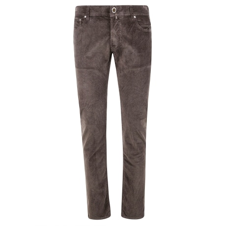Jacob Cohen pantalone uomo nick in velluto marrone