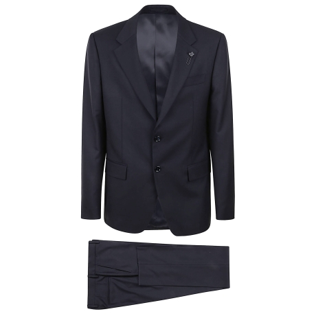 Lardini abito monopetto uomo in cotone blu