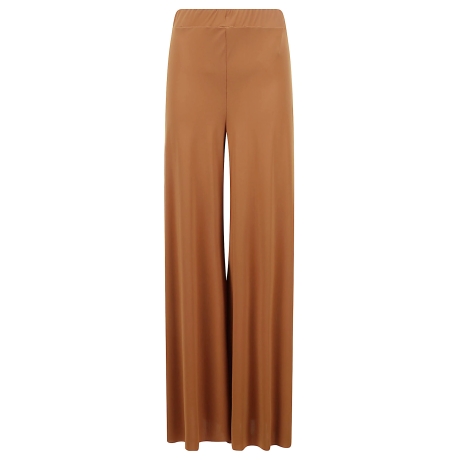 Maliparmi pantalone donna in jersey di viscosa cammello