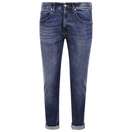 Dondup jeans uomo icon bull in denim scuro