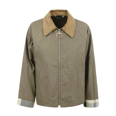 Barbour giacca donna catlin in cotone verde