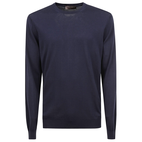 De Laurentiis maglia uomo in crepe  blu